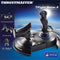 Thrustmaster T.Flight Hotas 4 - Flight stick - Ergonomisch ontwerp met afneembare throttle - Blauw Zwart