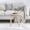 vidaXL - Salontafel - Ø - 45x40 - cm - massief - grenenhout