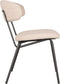Set van 2 eetkamerstoelen Zafir bouclé | NADUVI Collection