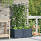 vidaXL - Ligbed - met - Trellis - 2 - stuks - Grijs - 80x40x143 - cm