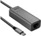 Lindy 43314 - USB 3.1 Type C naar 2.5G Ethernet Converter - 2.5 GBit/s - Zilver