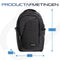 Stane® Laptop Rugzak - Backpack - USB Oplaadstation - Waterbestendig - Zwart