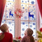 Kerstraamdecoratie, herbruikbaar, raamfoto's, Kerstmis, sneeuwvlokken, kerstdecoratie, winterdecoratie, raamdecoratie, sneeuwvlokken, kerstraamdecoratie