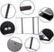 Spiegel met LED verlichting - Drieluik make-upspiegel - 22 LED lampjes - Zwart