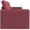 vidaXL - Vloersofa - Bed - 2-in-1 - Bordeauxrood - 245x150x60.5 - cm - Stof