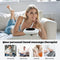 Draadloze Handmassager met Warmte en Compressie - Wit/Grijs