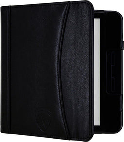 Hoesje Geschikt voor Kobo Libra H2O Sleepcover Luxe Hoes Zwart - ereader hoesje - cover