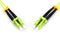 Digitus DK-2533-01-5 - LWL OM5 Multimode Patchkabel - LC/LC 1 m - Groen Wit