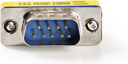Nedis Seriële Adapter - Adapter - D-SUB 9-Pins Male - D-SUB 9-Pins Male - Vernikkeld - Metaal - Metaal - Doos