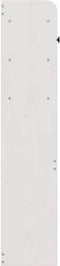 vidaXL - Hoofdbord - met - opbergruimte - 100 - cm - massief - grenenhout - wit