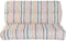Kussen DKD Home Decor Voor op de grond Multicolour Aluminium Strepen 120 x 80 x 16 cm