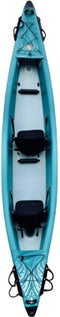 MOAI Kajak Kanaloa Two (2 persoons)- drop stitch - incl. peddel en zitjes - draagvermogen 210kg - lengte 430cm