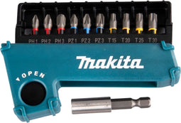 Makita E-03567 - 11-delige slagschroefbitset - Hoge kwaliteit met kleurcodering (3 stuks)