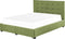 ROCHELLE - Bed opbergruimte - Groen - 140 x 200 cm - Polyester