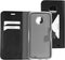 Mobiparts Motorola Moto G6 Plus - Classic Wallet Case - Ruimte voor pasjes - Zwart