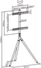 Tv standaard statief schildersezel design studio - draaibaar - tot 65 inch