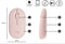 Logitech Pebble M350 - Draadloze muis - Stil klikken en scollen - Roze