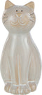 J-Line decoratie Kat Zittend - porselein - beige - small