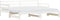 vidaXL - Slaapbank - met - onderschuifbed - 90x190 - cm - massief - grenenhout - wit