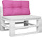 vidaXL - Palletkussen - 70x40x12 - cm - stof - roze