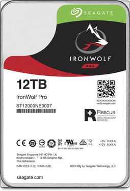 Seagate IronWolf Pro - Interne harde schijf - 12 TB - 7200 RPM - 256 MB cache
