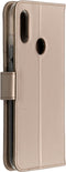 Accezz Hoesje Geschikt voor Huawei Y6 (2019) / Y6S Hoesje Met Pasjeshouder - Accezz Wallet Softcase Bookcase - goud
