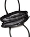 Berba Grote Schoudertas / Crossbodytas - Dames - Leer - Laguna - Gestreept - Zwart