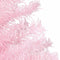 vidaXL Kunstkerstboom - 210 cm - PVC - Roze