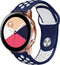 iMoshion Siliconen sport bandje Galaxy Watch 40/42mm / Active 2 42/44mm / Watch 3 41mm - Blauw