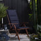 Summerset Club - 2-delige Tuinkussenset hoge rug - Indigo