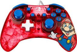PDP Rock Candy - Gamecontroller - Ergonomisch ontwerp met afneembare kabel - Rood
