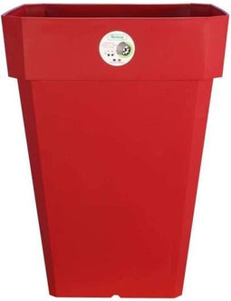 Bloempot Riviera Soleilla Vierkant Rood 39 x 39 x 53 cm