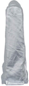 vidaXL - Haardhoutrek - met - regenhoes - 150x25x150 - cm - gegalvaniseerd - staal