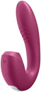 Satisfyer, drukgolfvibrator, konijn, 'Sunray', 15 cm, met app, waterdicht, oplaadbaar, huidvriendelijke siliconen