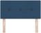 vidaXL - Hoofdbord - met - knopen, - gestoffeerd, - blauw, - 90 - cm