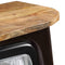 vidaXL - Dressoir - vrachtwagen - massief - mangohout - donkergrijs