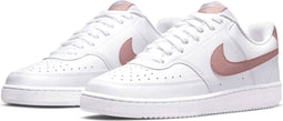 NIKE COURT VISION LOW NEXT NATURE - SNEAKERS - WIT/ROZE - DAMES - Maat 37.5