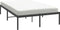 vidaXL - Bedframe - metaal - zwart - 120x190 - cm