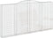 vidaXL - Schanskorven - 3 - st - gewelfd - 400x30x200/220 - cm - ijzer