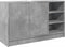 vidaXL - Wastafelkast - 90x29x55 - cm - bewerkt - hout - betongrijs