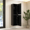 Mirlux Ruvo - Kolomkast - Softclose deuren - Mat zwart - 150cm