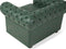 Fauteuil CHESTERFIELD Kunstleer Groen