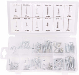 Houtschroeven set 120 delig div maten hout schroeven klussen