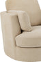 J-Line loungestoel Swiv - populierenhout/schuime - hout - beige