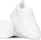 PS Poelman JARA - Dames sneakers - Chunky zool 4 cm - Wit