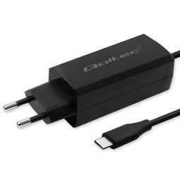 Qoltec 52419 65W GaN supersnelle oplader | 5-20V | 3-3,25A | USB-C 3.1
