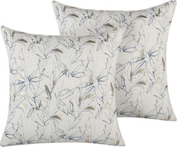 ARBOR - Sierkussen set van 2 - Beige - 45 x 45 cm - Polyester