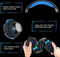 KOTION EACH G2000 Gaming Headset - Ingebouwde microfoon en LED verlichting - Zwart/Blauw
