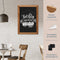 Europel krijtbord - houten lijst – muurdecoratie – tekenbord - A2 - 42x60cm