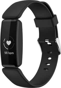 iMoshion Bandje Geschikt voor Fitbit Inspire 2 - iMoshion Siliconen bandje - Zwart